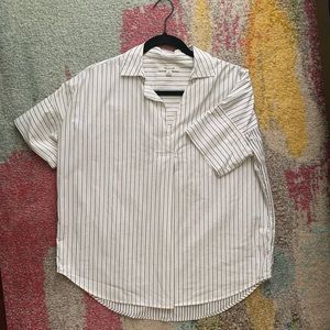 Madewell button back courier shirt